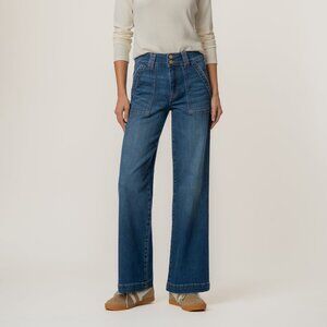 Kut from the Kloth Jodi High Rise Straight Leg Size 14 / Humanitarian W/Medium